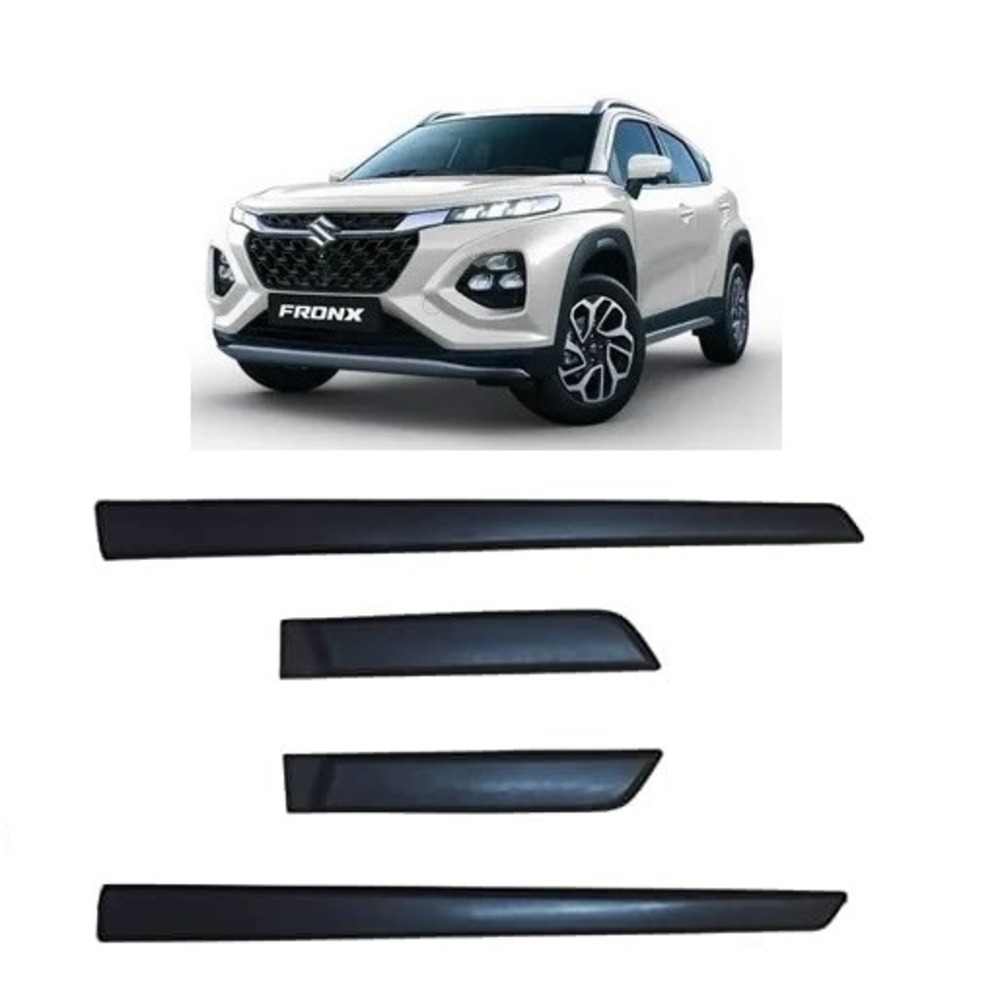 Side Door Beading Door Protector Accessories for Fronx Black